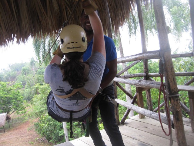Ziplining