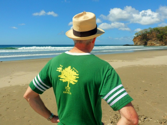 Chris Church at Coco Beach, Nicaragua