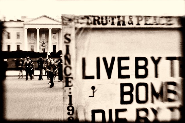 Live by the bomb die by the bomb photo by Victoria Pickering