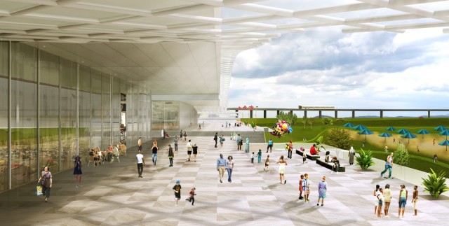 11_N-S Axis Design Concept_Esplanade_Copyright OMA