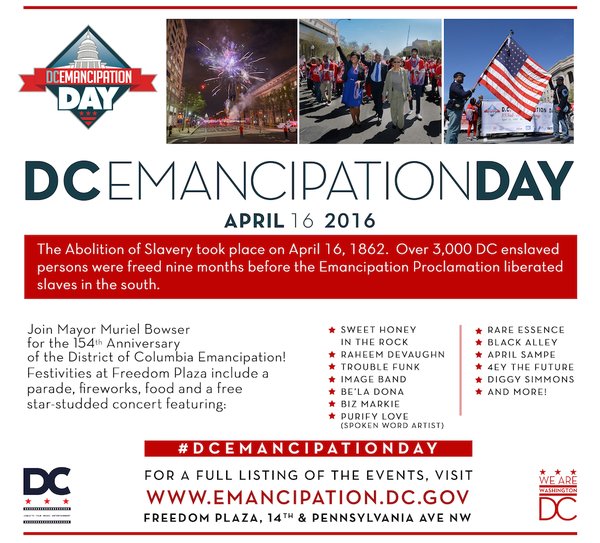 dc emancipation apr 16