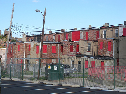 Boarded Up Houses 9th St from 2009