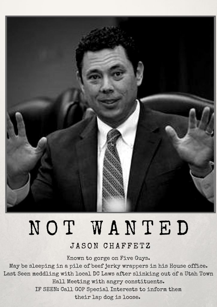 not wanted chaffetz