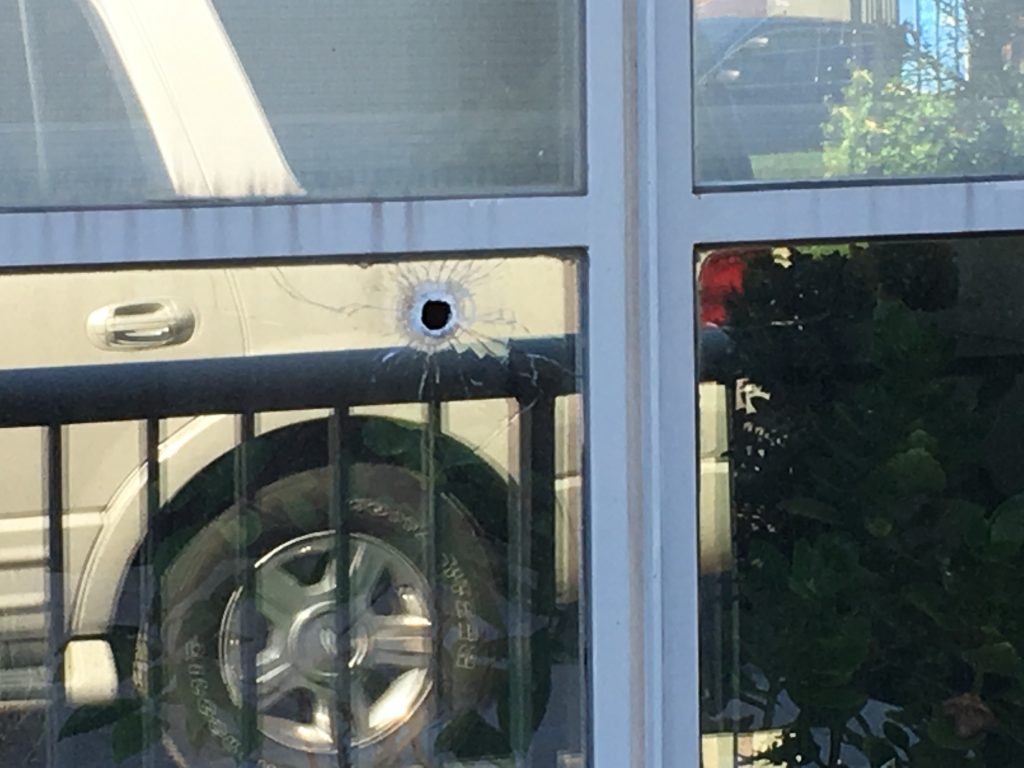 bullet-hole