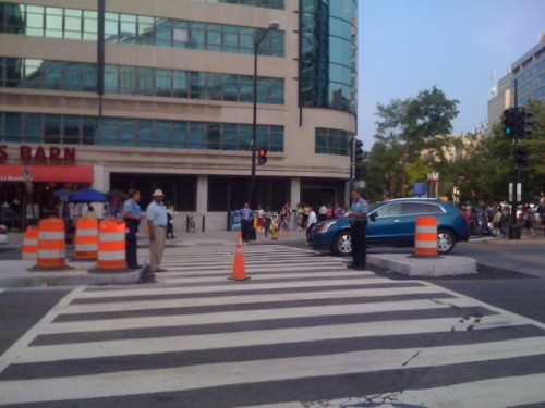 jaywalking