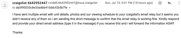 First Email