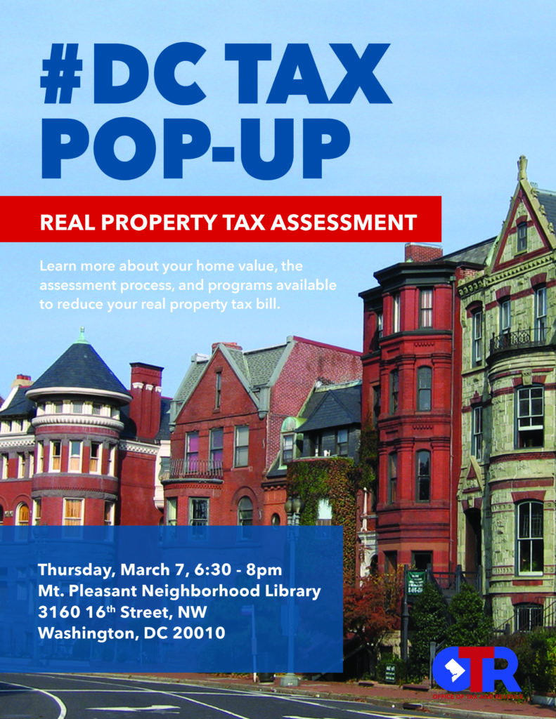 DC Tax Pop-Up-Flyer