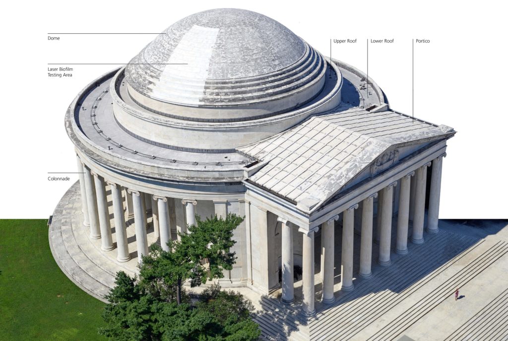 Jefferson Memorial roof restoration