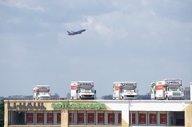 U-Haul on the roof