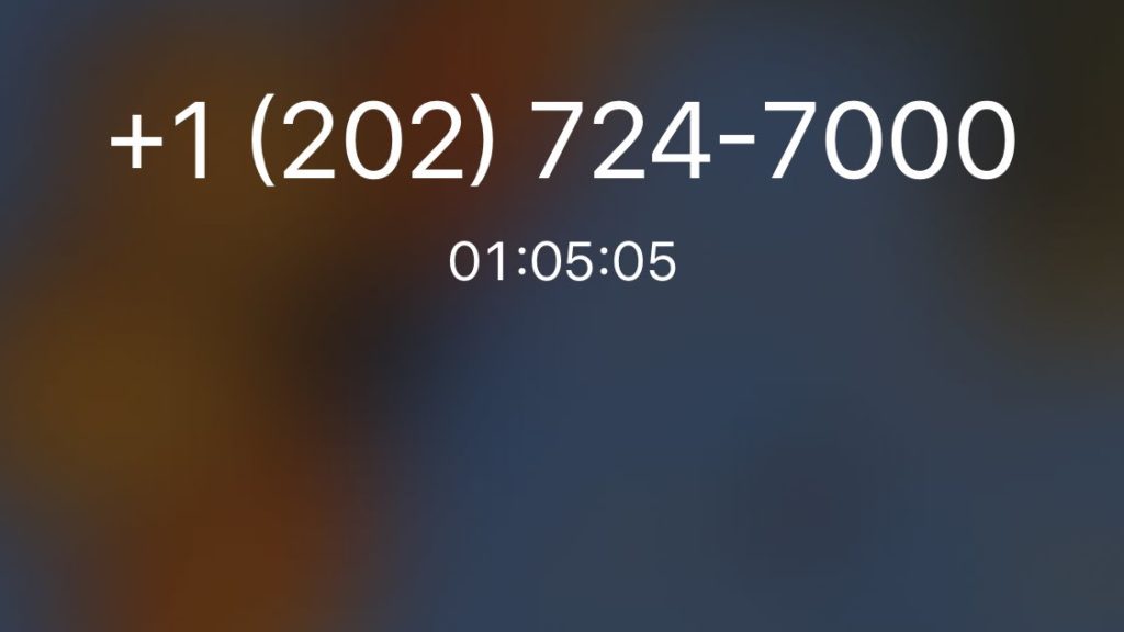 on hold
