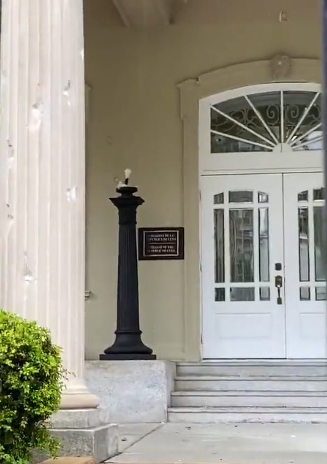cuba embassy bullet holes