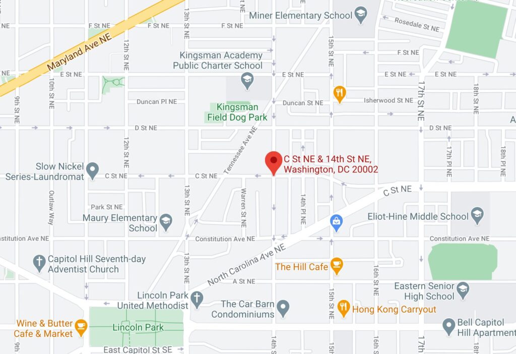 cap hill map
