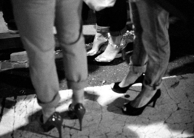 high heels