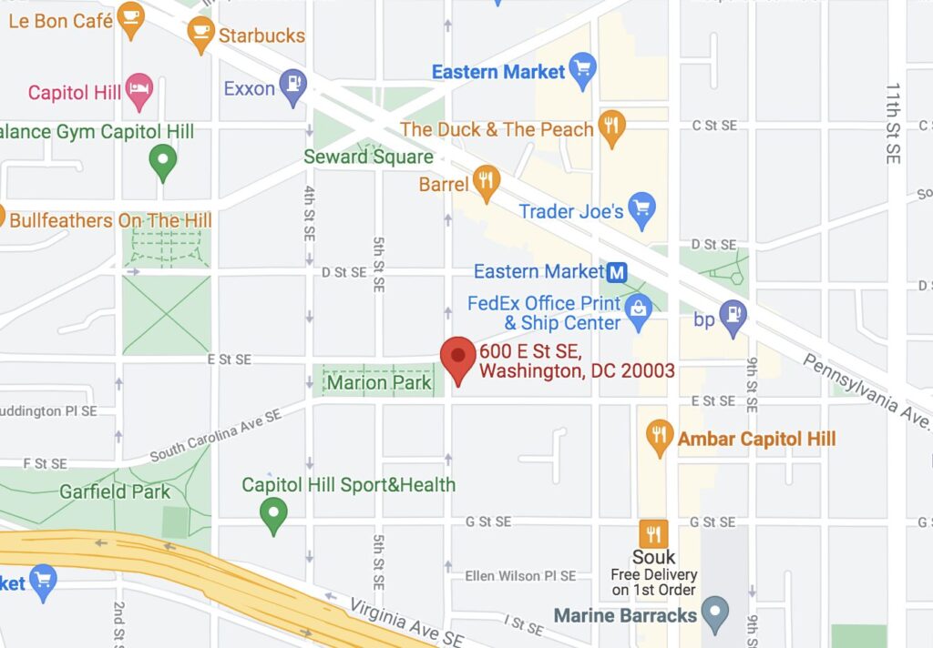 cap hill map
