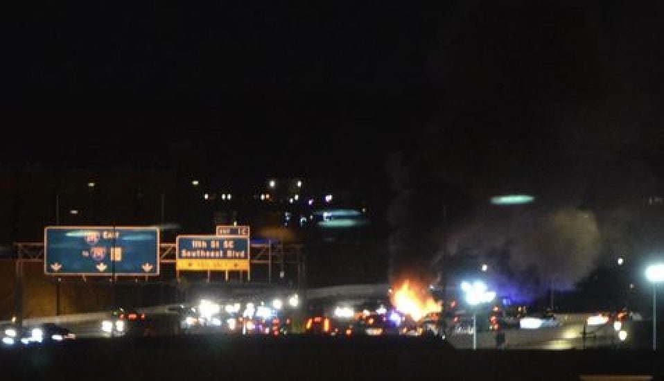 car fire popville