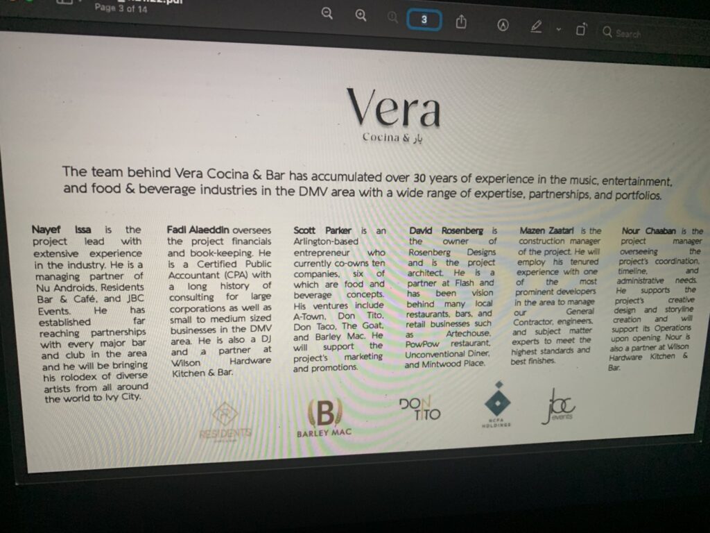 vera note