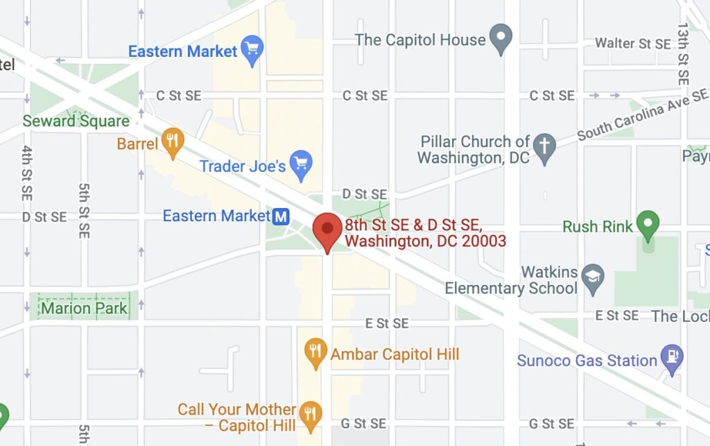 cap hill map