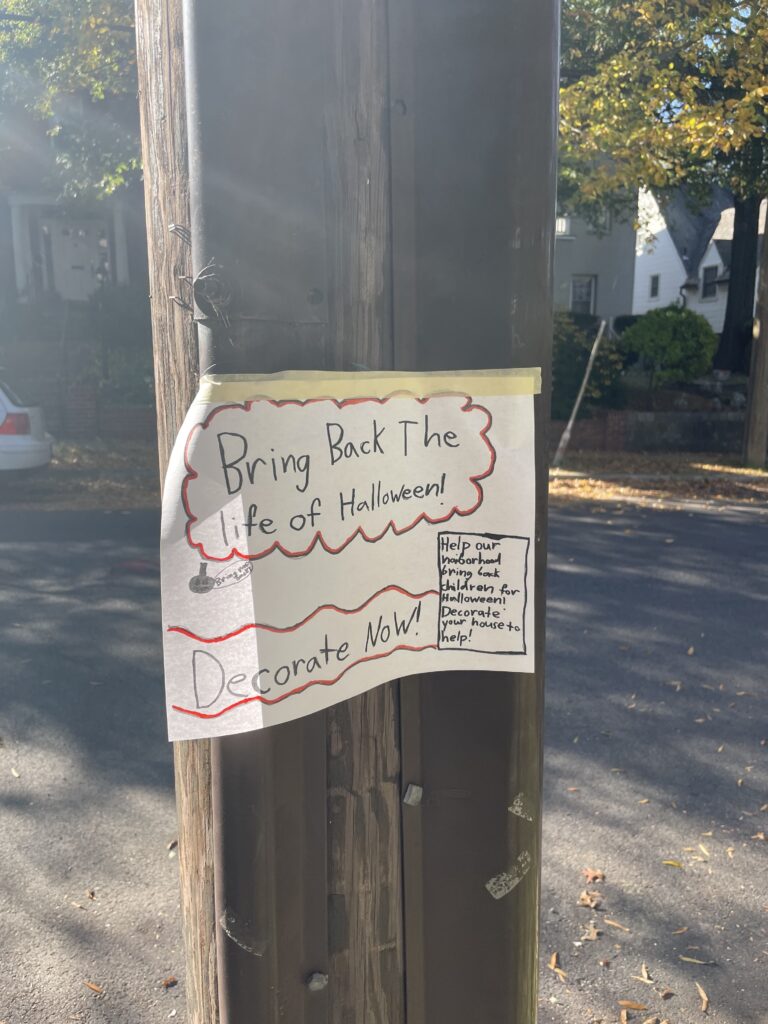 hallowween note