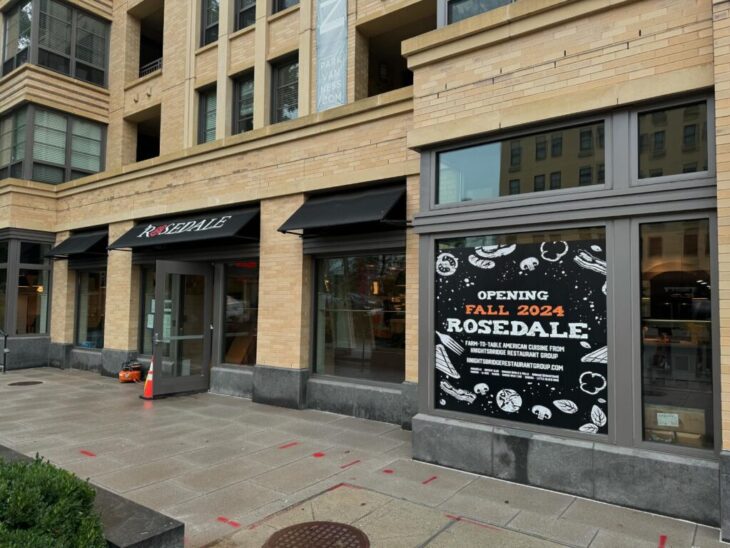 Rosedale Signage Declares Fall 2024 Opening! - PoPville