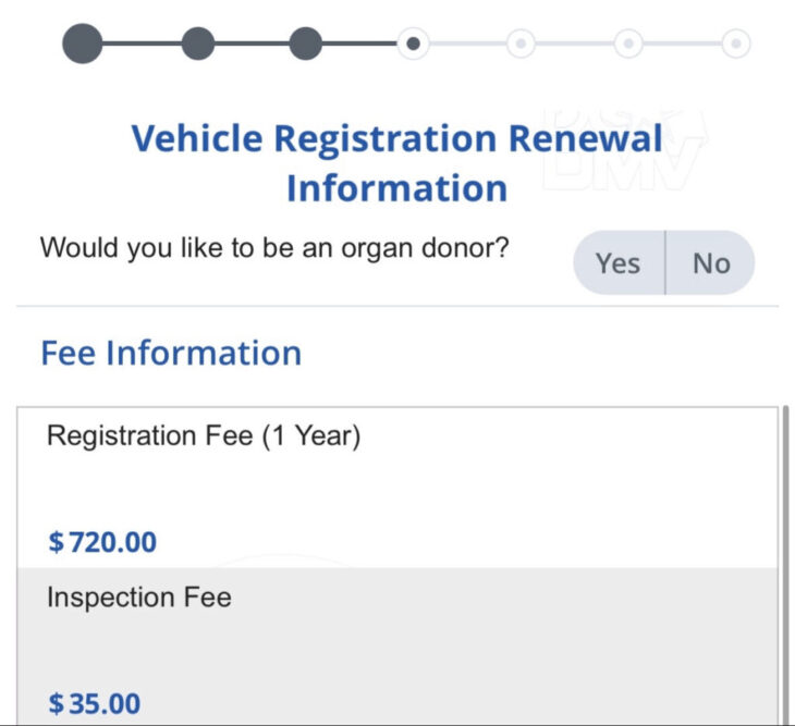 Quite The Bug On The DC DMV s Online Registration System This Weekend Quite the bug on the dc dmv s online registration system this weekend