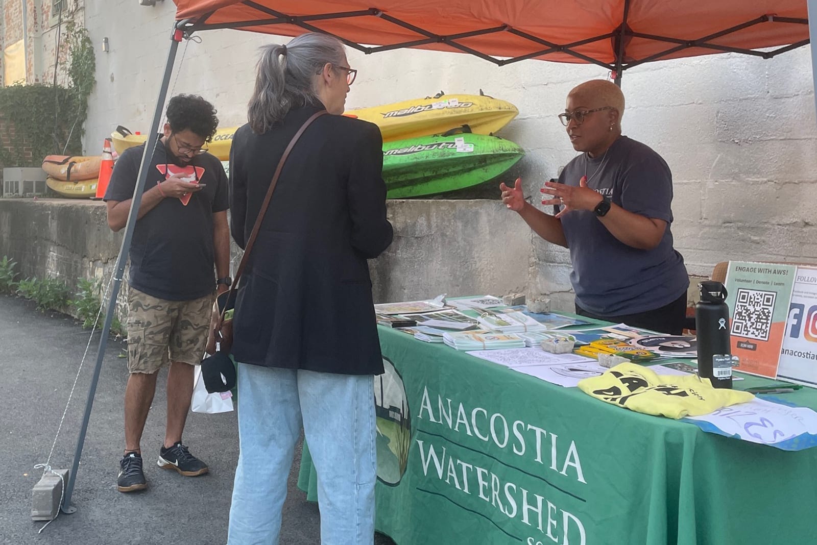 The Anacostia Watershed Society will be at our May First Friday.