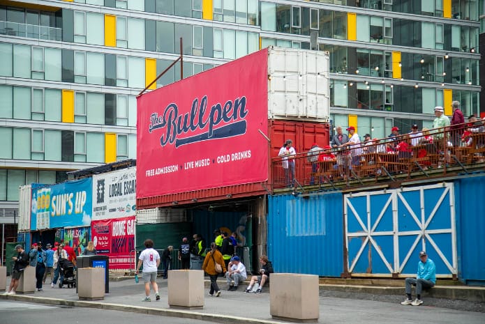 The Bullpen is always free admission on game days with live music and cold drinks