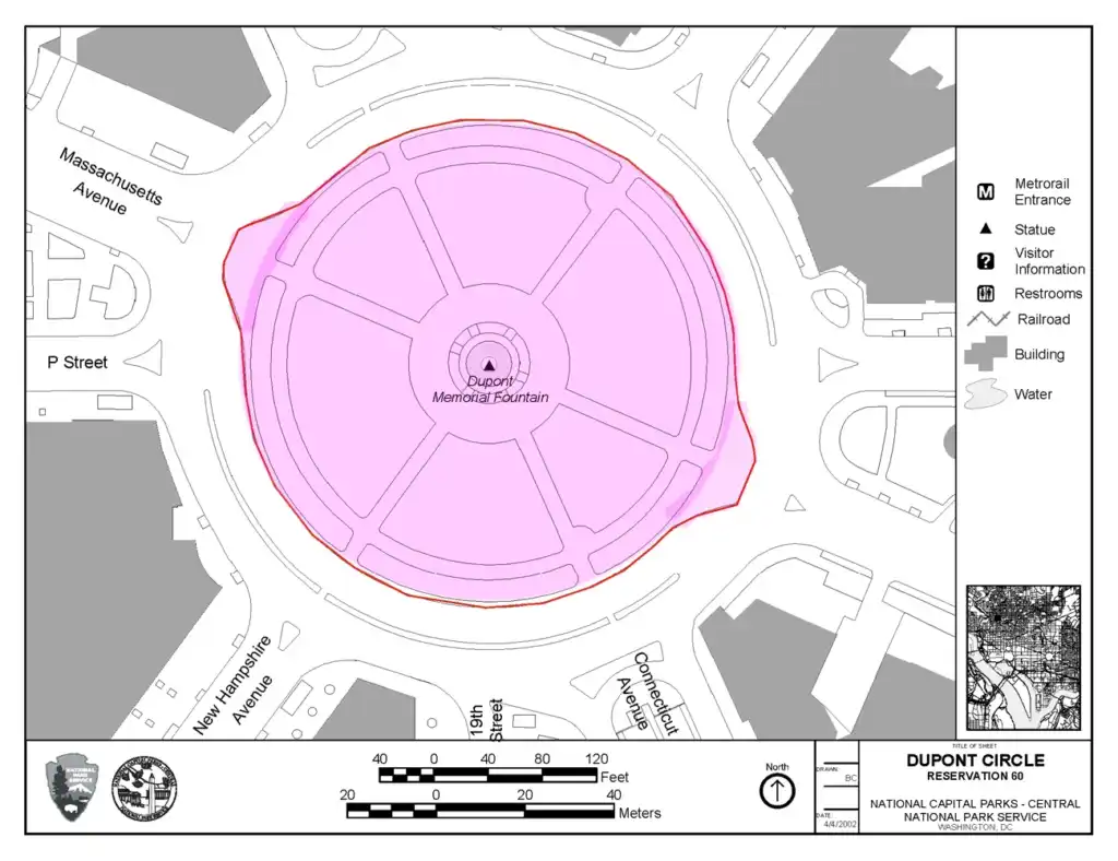 “Notice to the Public. Temporary Closure of Dupont Circle” this Pride Weekend