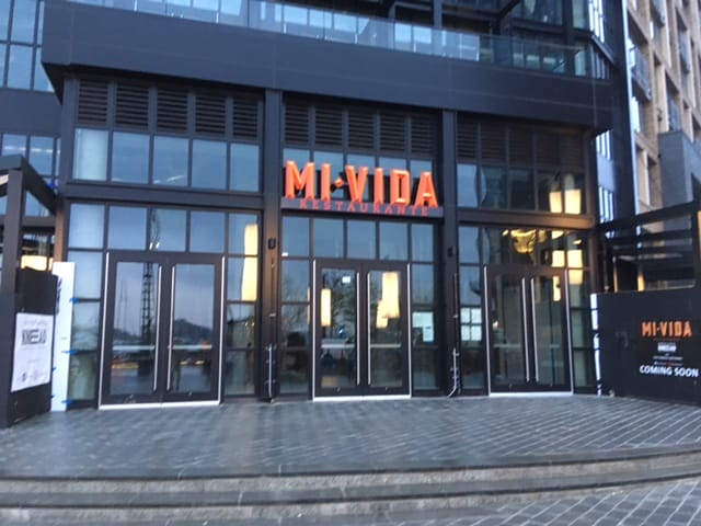 Mi Vida on the Wharf “closed for repairs”…